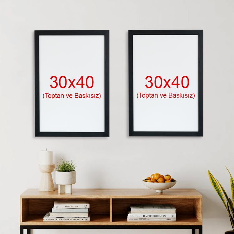 Yapışkanlı Sök Tak Çerçeveler 30x40cm - 2'li Paket - 7