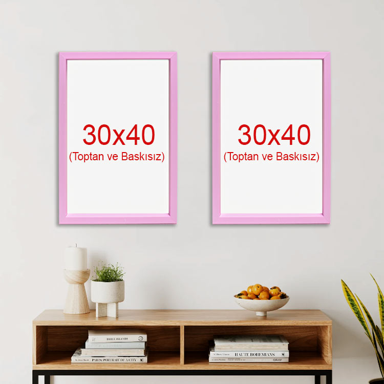 Yapışkanlı Sök Tak Çerçeveler 30x40cm - 2'li Paket - 20