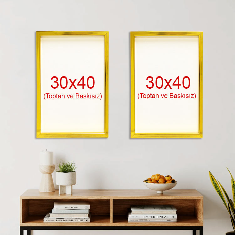 Yapışkanlı Sök Tak Çerçeveler 30x40cm - 2'li Paket - 21