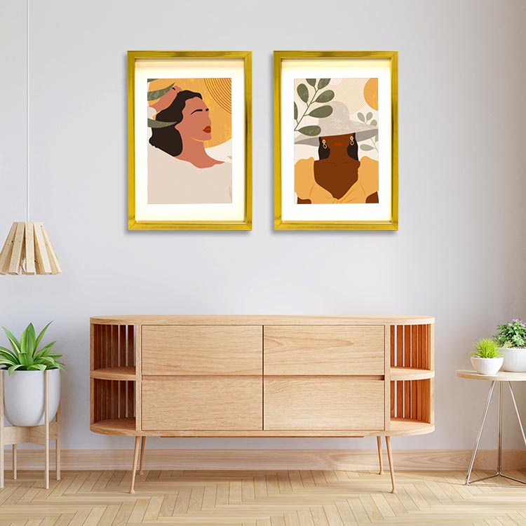 Yapışkanlı Sök Tak Çerçeveler 30x40cm - 2'li Paket - 24