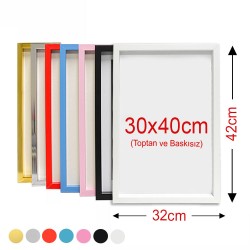 Yapışkanlı Sök Tak Çerçeveler 30x40cm - 2'li Paket - 1
