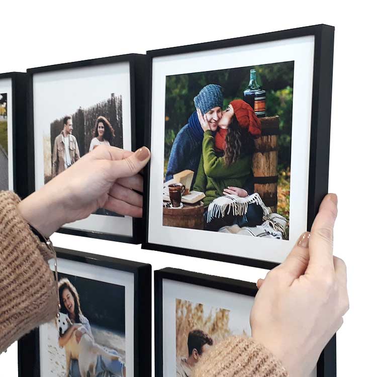 Yapışkanlı Sök Tak Klasik Kare Çerçeveler - 3'lü Paket - 3