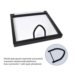Yapışkanlı Sök Tak Klasik Kare Çerçeveler - 3'lü Paket - 6
