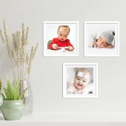 Yapışkanlı Sök Tak Klasik Kare Çerçeveler - 3'lü Paket - 10