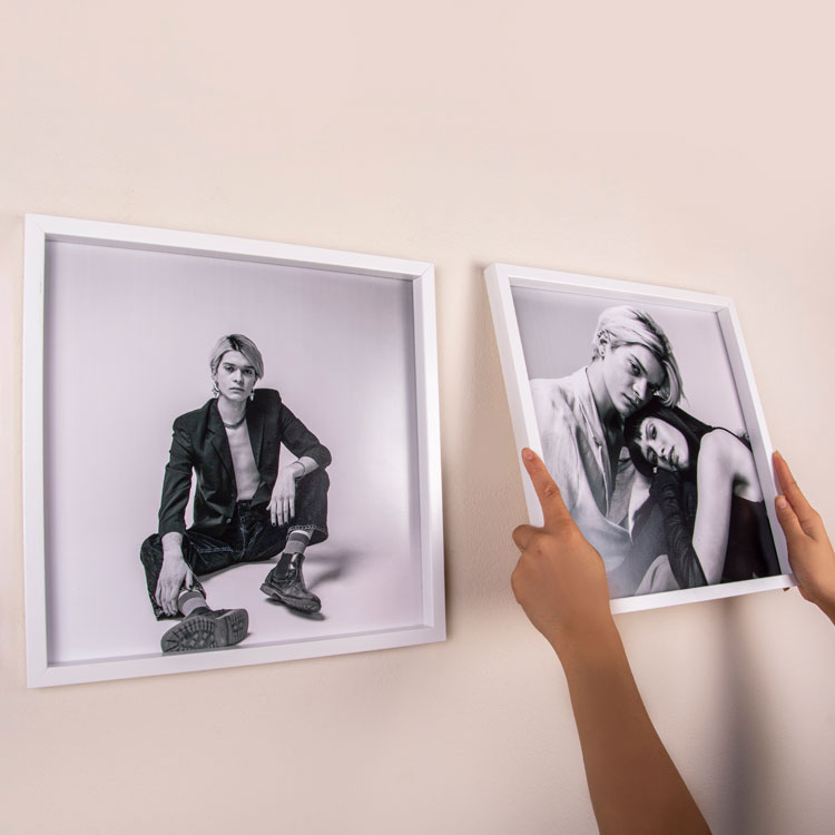 Yapışkanlı Sök Tak Kare Çerçeveler 30x30cm - 2'li paket - 2