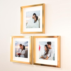 Yapışkanlı Sök Tak Paspartulu Klasik Kare Çerçeveler - 3'lü paket - 9