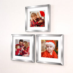 Yapışkanlı Sök Tak Paspartulu Klasik Kare Çerçeveler - 3'lü paket - 27