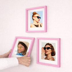 Yapışkanlı Sök Tak Paspartulu Klasik Kare Çerçeveler - 3'lü paket - 9