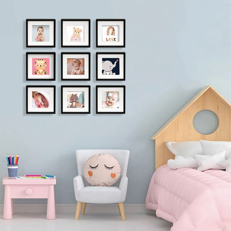 Yapışkanlı Sök Tak Paspartulu Pola Çerçeveler - 3'lü Paket - 32