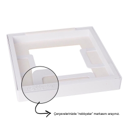 Yapışkanlı Sök Tak Paspartulu Pola Çerçeveler - 3'lü Paket - 19