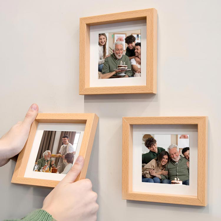 Yapışkanlı Sök Tak Paspartulu Pola Çerçeveler - 3'lü Paket - 4