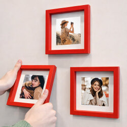 Yapışkanlı Sök Tak Paspartulu Pola Çerçeveler - 3'lü Paket - 10