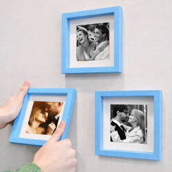 Yapışkanlı Sök Tak Paspartulu Pola Çerçeveler - 3'lü Paket - 12