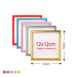 Yapışkanlı Sök Tak Renkli Pola Çerçeveler - 3'lü Paket - 1