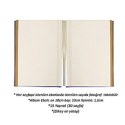 Yapışkanlı Süet Fotoğraf Albümü 15 Yaprak - 18x23cm - NobbyStar (1)