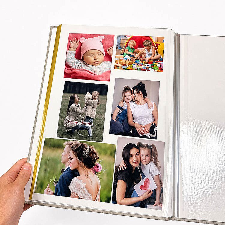 Yapışkanlı Süet Fotoğraf Albümü 15 Yaprak - 30x37cm - 3