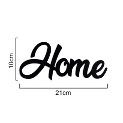 Yapışkanlı Sweet Home Ahşap Duvar Yazısı - Kutulu - 4