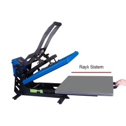 Yarı Otomatik Düz Pres Baskı Makinesi - 40x50 - 2