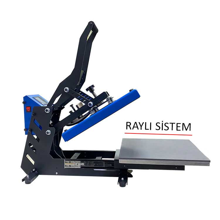 Yarı Otomatik Düz Isı Transfer Baskı Makinesi - 40x60cm - 2