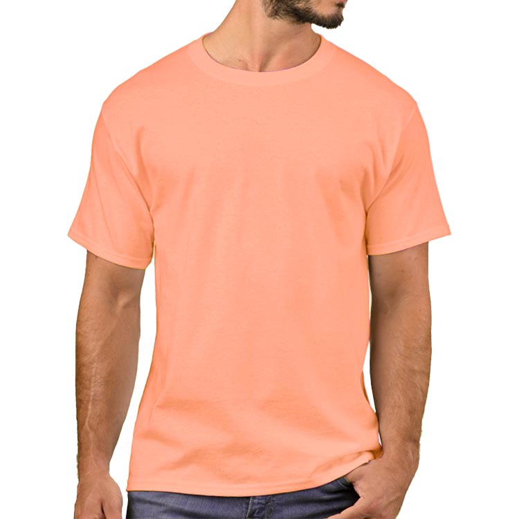Yavruağzı T-Shirt %100 Pamuklu - 1