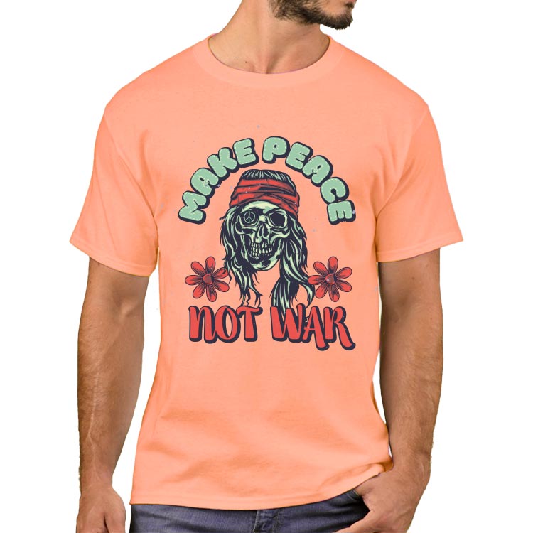 Yavruağzı T-Shirt %100 Pamuklu - 2