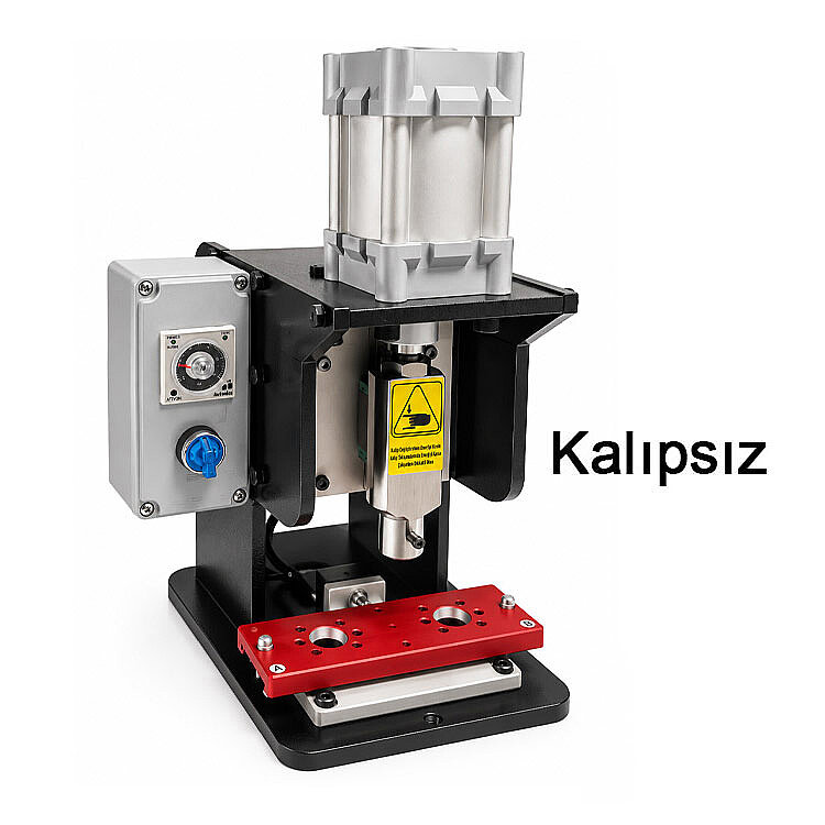 Yerli Pnömatik Buton Rozet Makinesi - Kalıpsız - 1