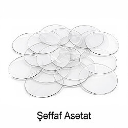 Yuvarlak Açacaklı Anahtarlık Buton Malzeme Seti 44mm - 100 Adet - 4