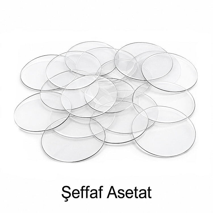 Yuvarlak Açacaklı Anahtarlık Buton Malzeme Seti 44mm - 100 Adet - 4