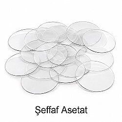 Yuvarlak Anahtarlıklı Buton Malzeme Seti 44mm - 100 Adet - 5