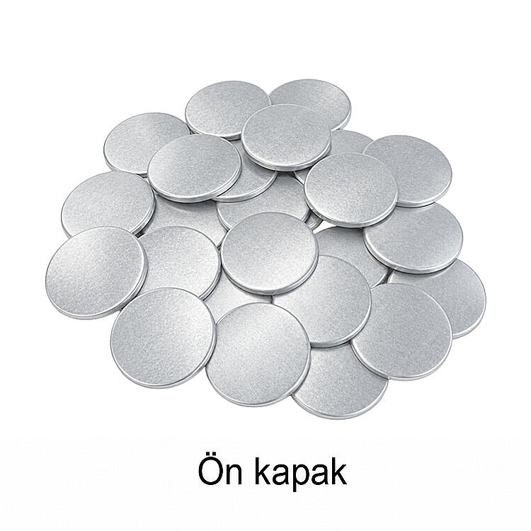 Yuvarlak Anahtarlıklı Buton Malzeme Seti 44mm - 100 Adet — görsel 4