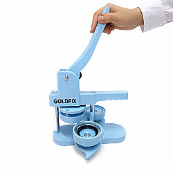 Yuvarlak Buton Rozet Pres Baskı Makinesi - 58mm - 9