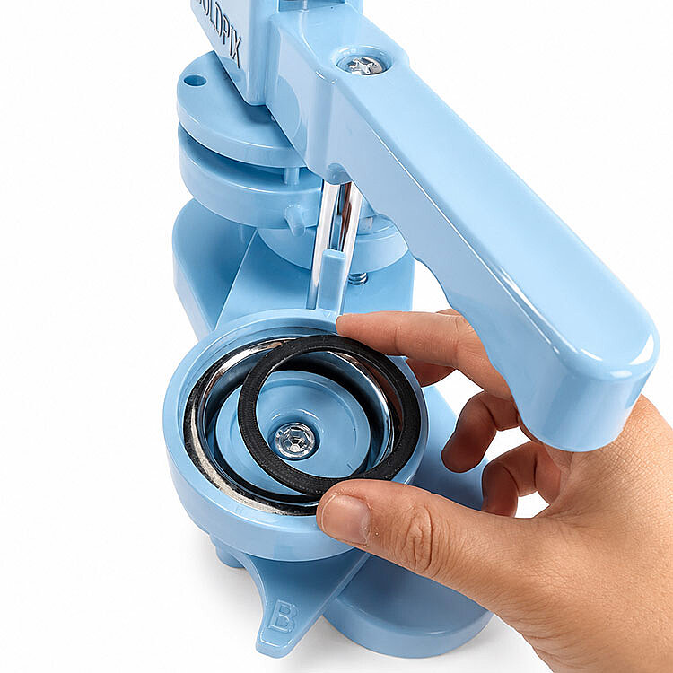 Yuvarlak Buton Rozet Pres Baskı Makinesi - 58mm - 3
