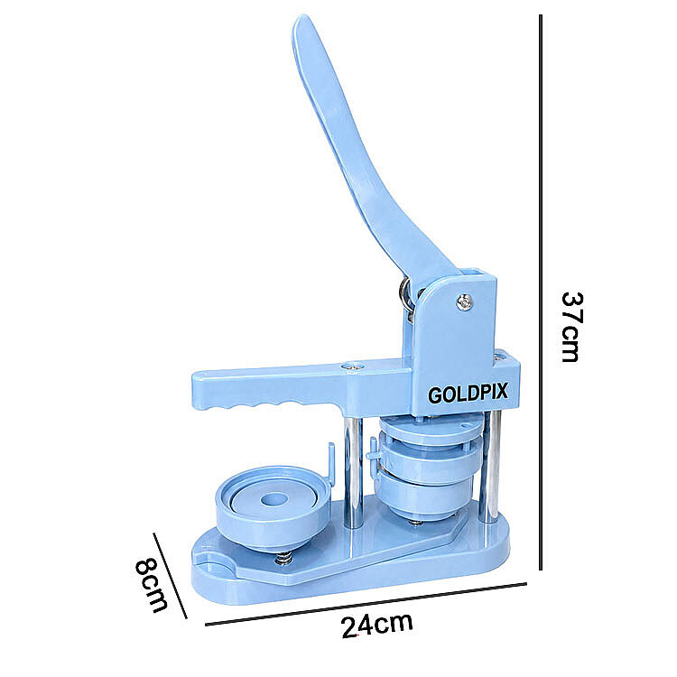 Yuvarlak Buton Rozet Pres Baskı Makinesi - 58mm - 3
