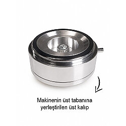 Yuvarlak Buton Rozet Kalıbı - 44mm - 4