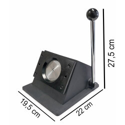 Yuvarlak Buton Rozet kesim Giyotini - 58mm. - 5