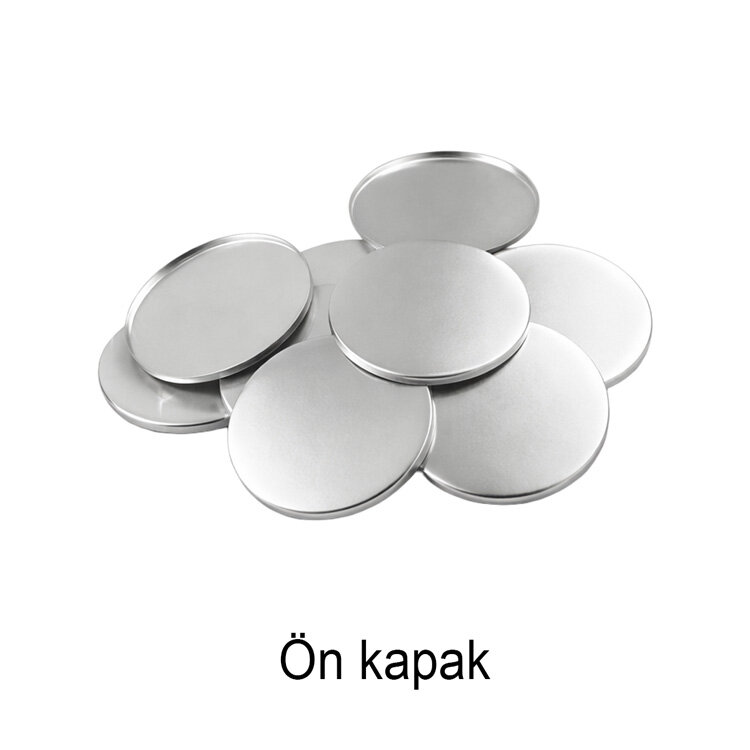 Yuvarlak Buton Rozet Magnetli Set 58mm - 100 Adet - 4