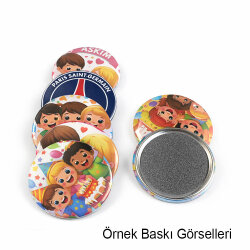 Yuvarlak Buton Rozet Malzeme Seti 58mm - 100 adet - NobbyStar (1)