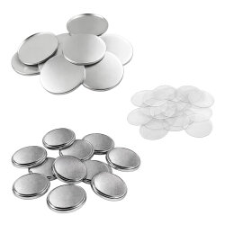 Yuvarlak Buton Rozet Malzeme Seti 58mm - 100 adet - NobbyStar