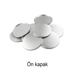 Yuvarlak Buton Rozet Malzeme Seti 58mm - 100 adet - 5