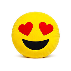 Süblimasyon Yuvarlak Emojili Yastık Kılıfları - 4