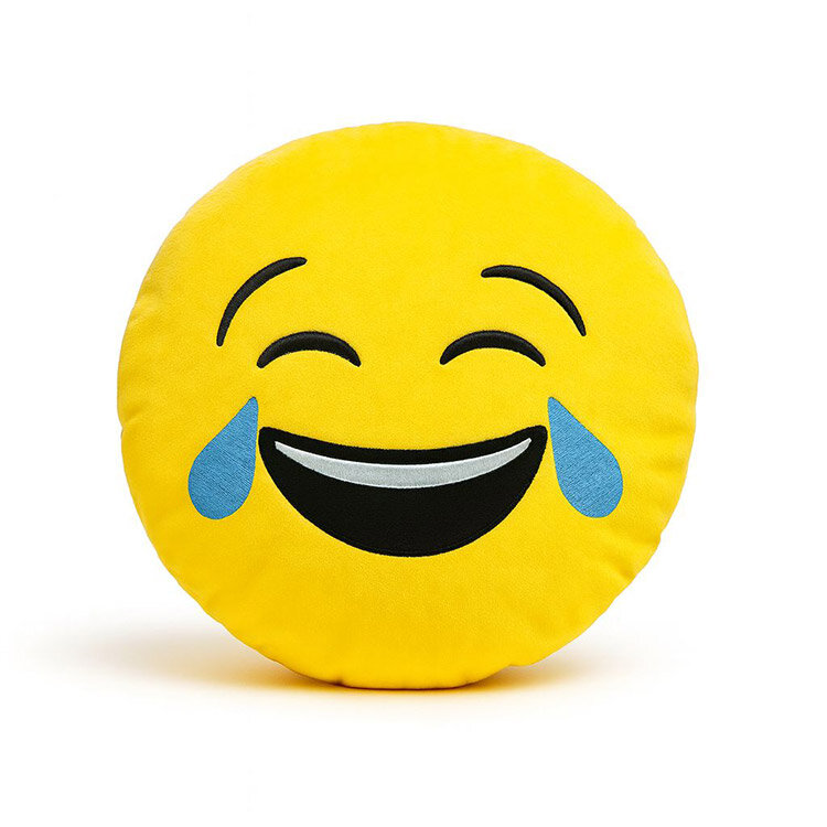 Süblimasyon Yuvarlak Emojili Yastık Kılıfları - 3