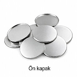 Yuvarlak Magnetli Açacak Buton Malzeme Seti 50mm - 100 Adet - 5