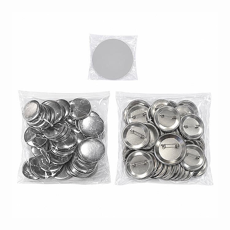 Yuvarlak Rozet Malzeme Seti 44mm - 100 Adet - 7